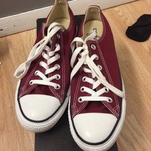 Maroon Converse